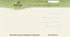 Desktop Screenshot of brusslandscaping.com