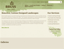 Tablet Screenshot of brusslandscaping.com